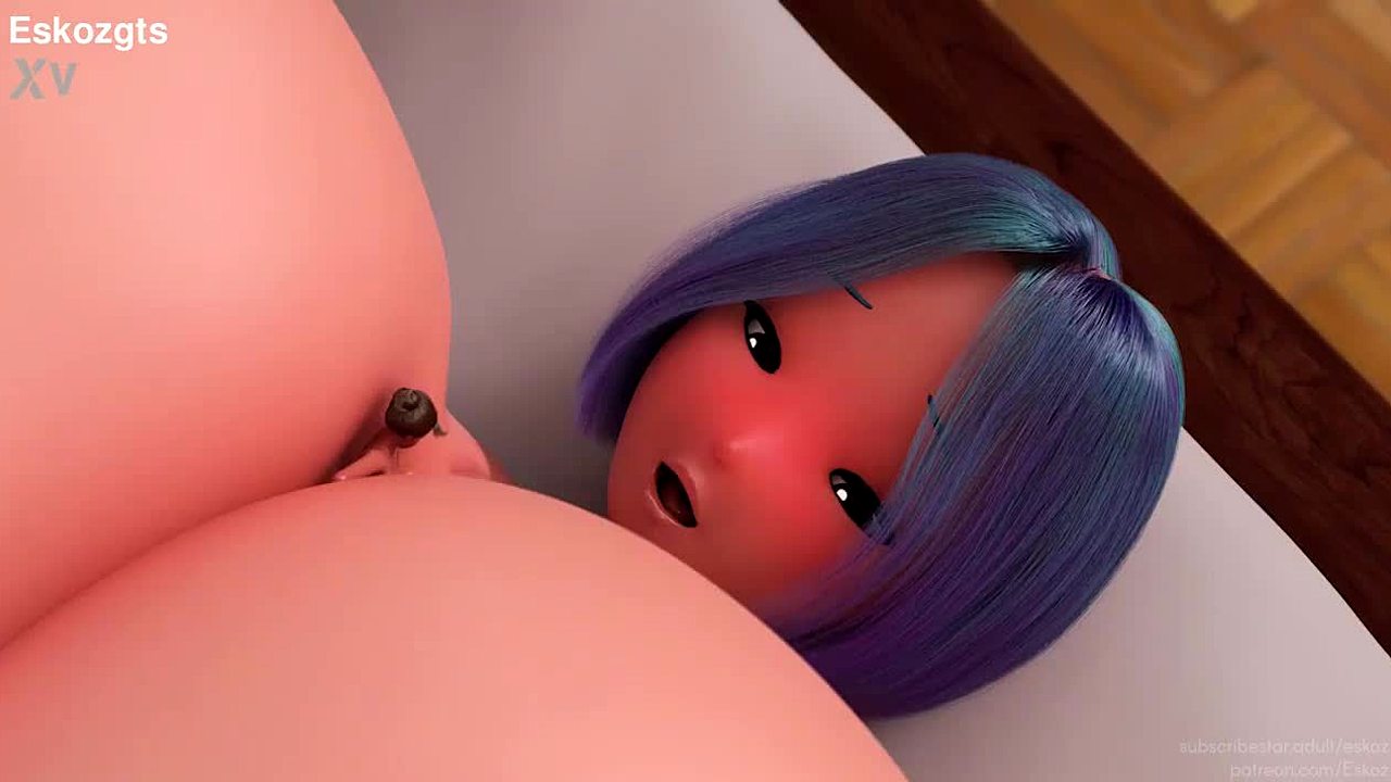 Den erotiska animationen visar en gigantisk analsex som sträcks till gränsen